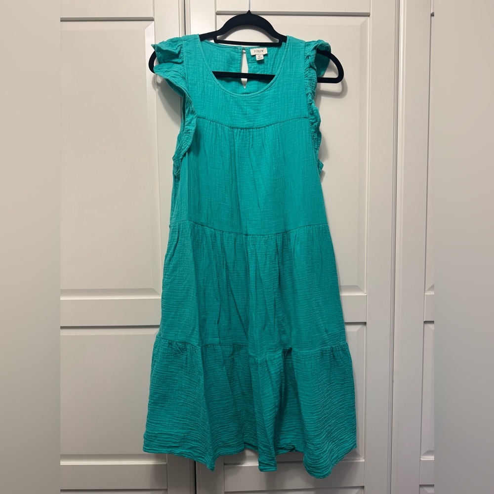 J. Crew Vibrant Turquoise Dress